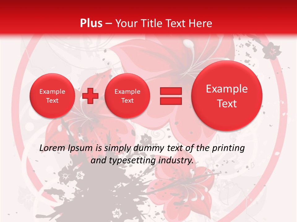 Wallpaper Graphic Plant PowerPoint Template