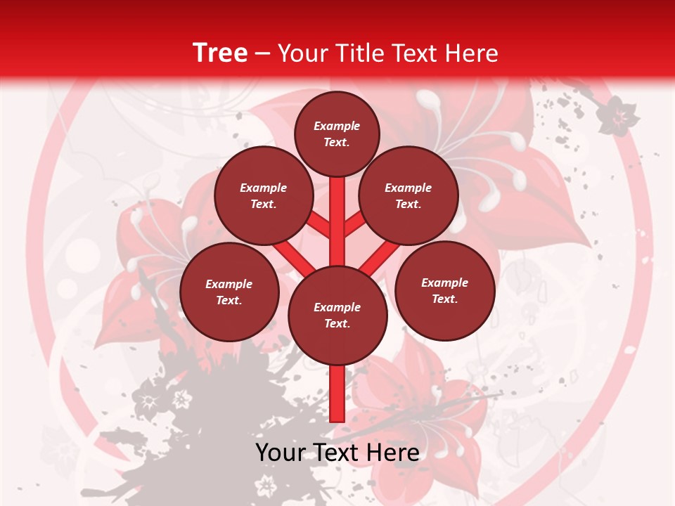 Wallpaper Graphic Plant PowerPoint Template
