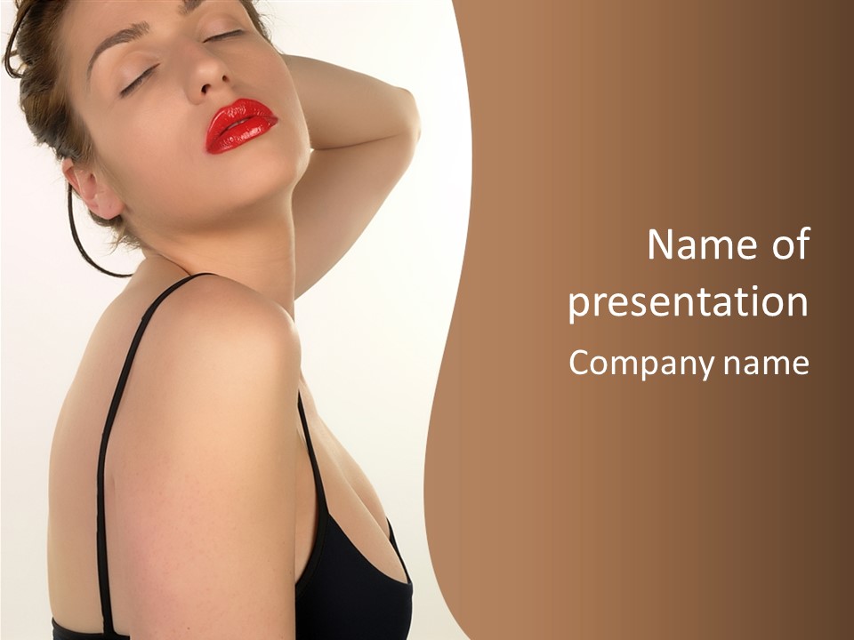 Eroticism Expression Happy PowerPoint Template