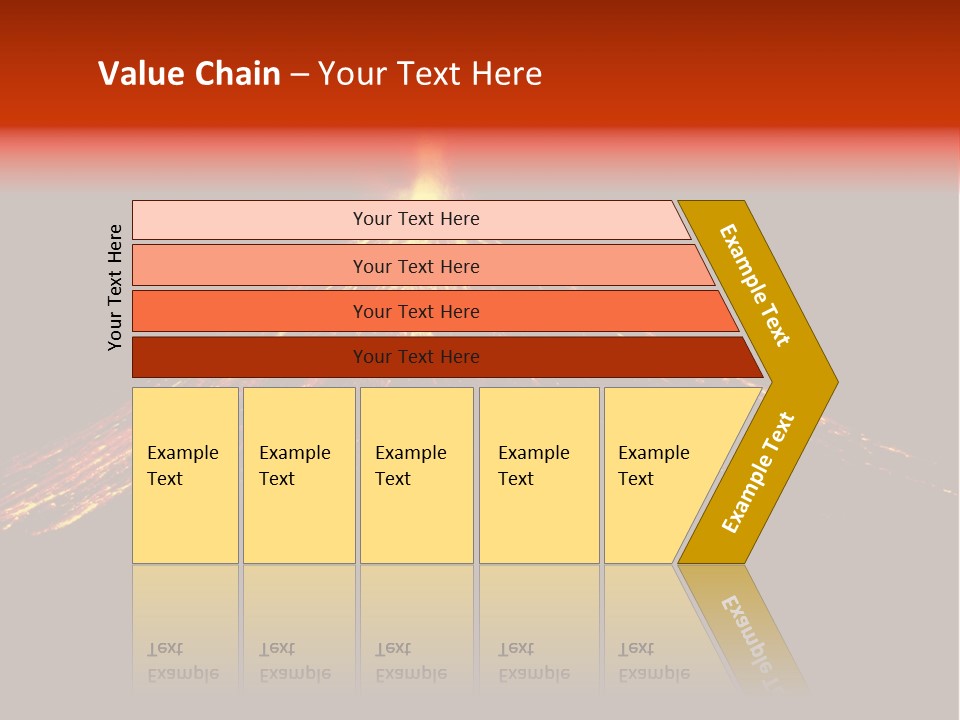 Lava Fire Volcano PowerPoint Template