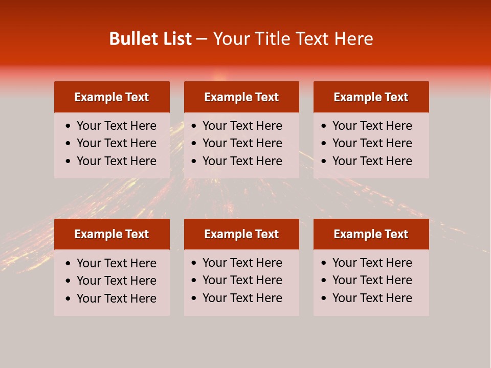 Lava Fire Volcano PowerPoint Template