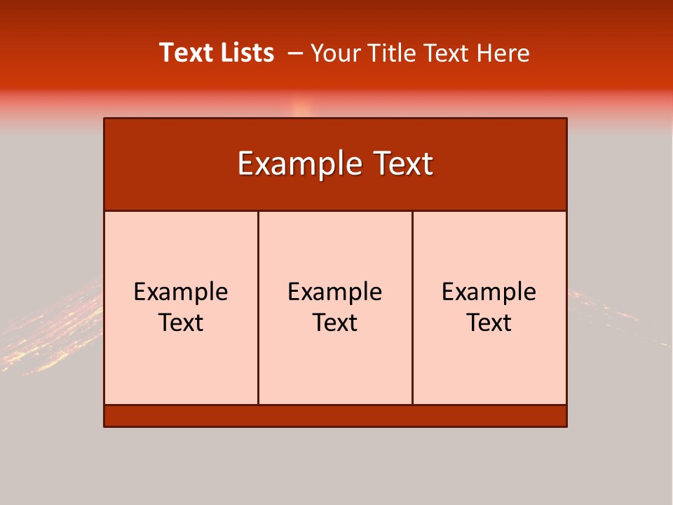 Lava Fire Volcano PowerPoint Template