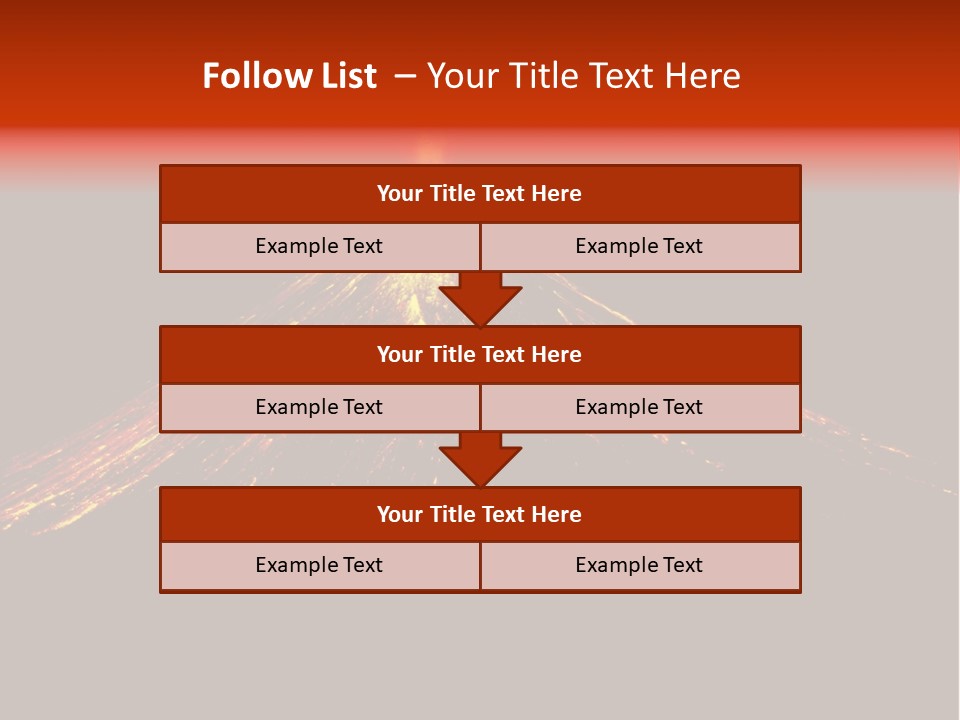 Lava Fire Volcano PowerPoint Template