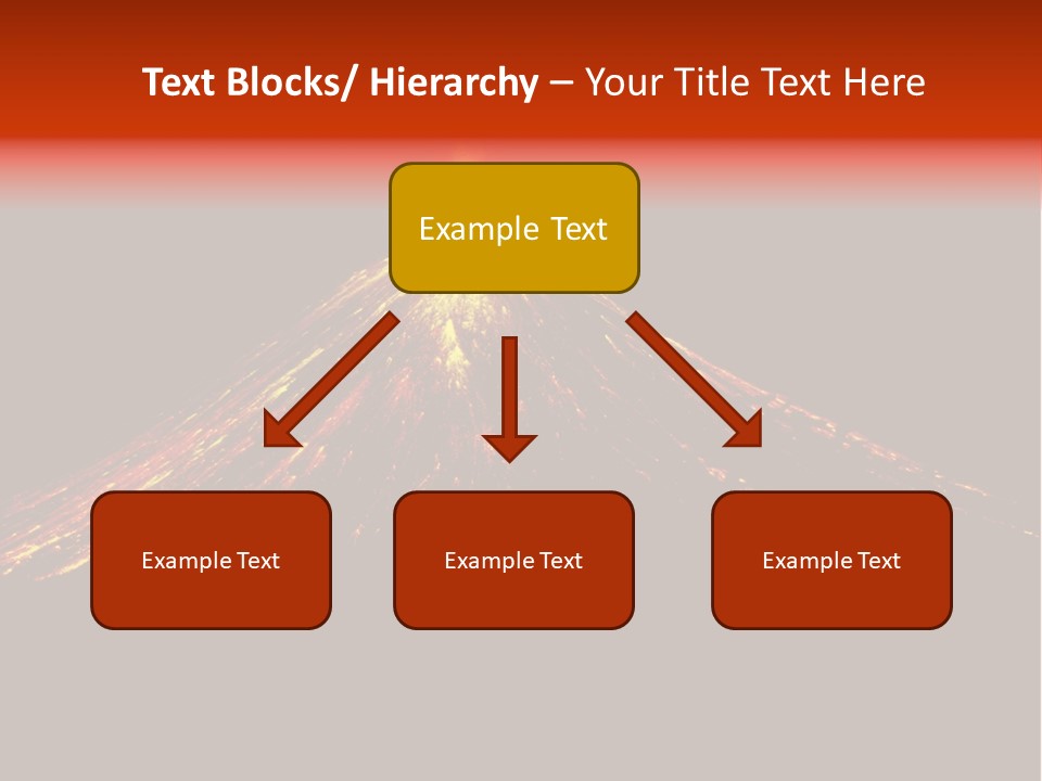 Lava Fire Volcano PowerPoint Template