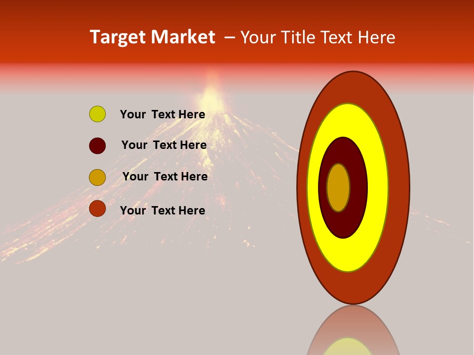 Lava Fire Volcano PowerPoint Template