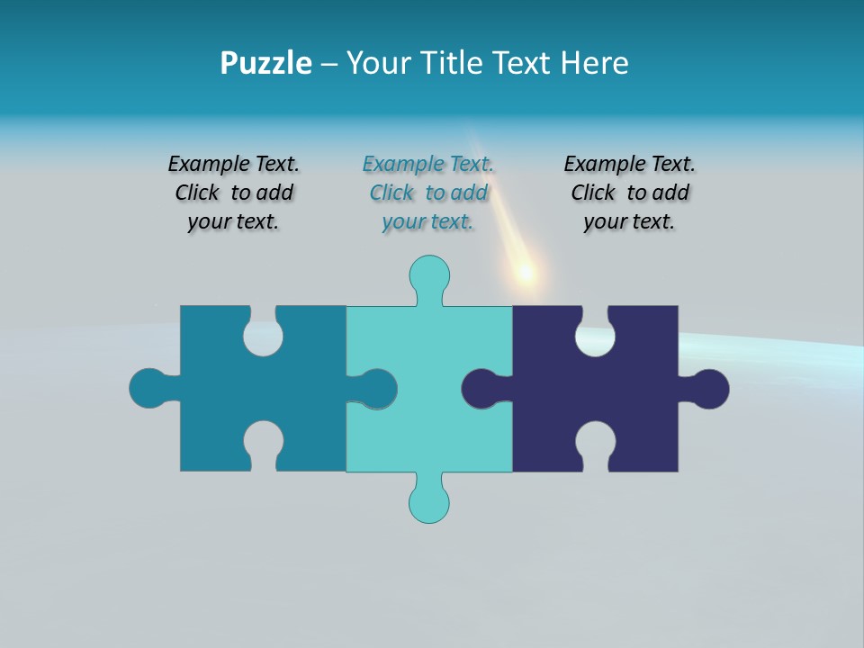 Earth Universe Armageddon PowerPoint Template