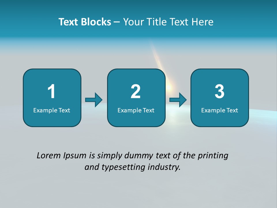 Earth Universe Armageddon PowerPoint Template
