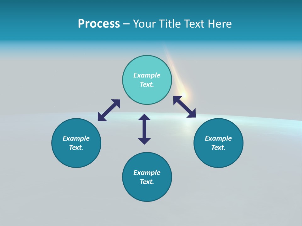 Earth Universe Armageddon PowerPoint Template