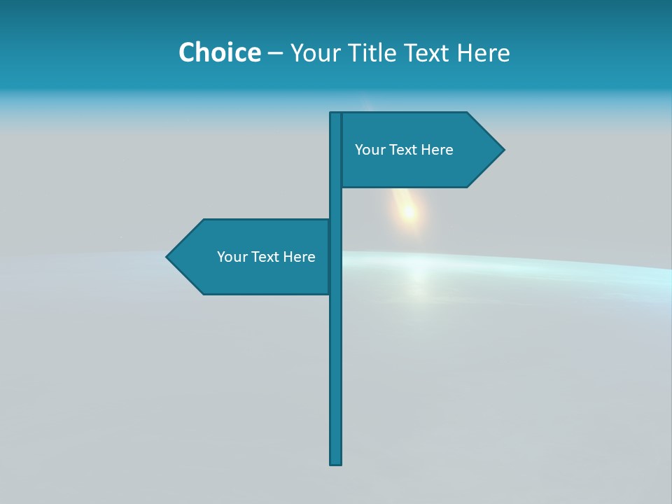 Earth Universe Armageddon PowerPoint Template