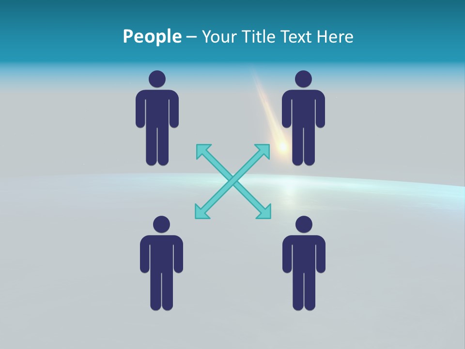 Earth Universe Armageddon PowerPoint Template