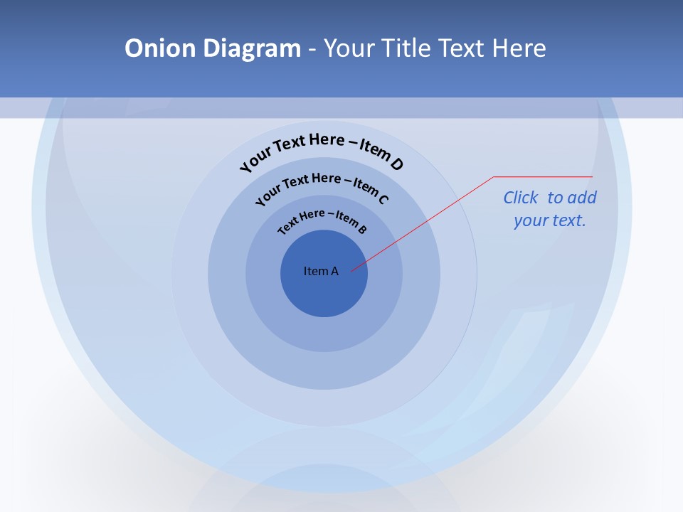 Eye Blue Menu PowerPoint Template