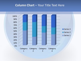 Eye Blue Menu PowerPoint Template