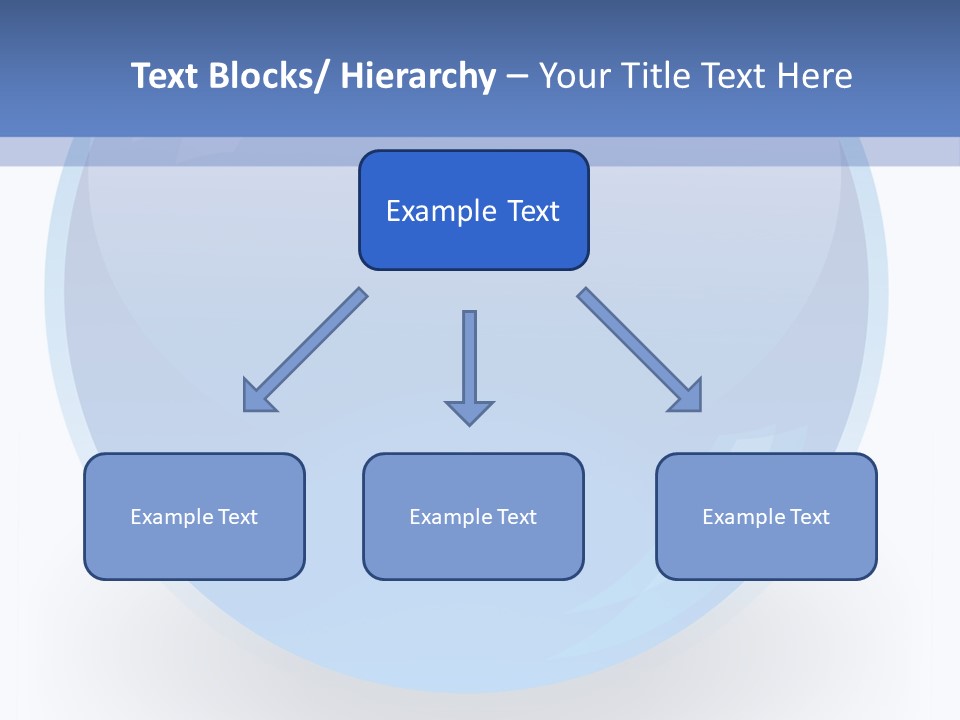 Eye Blue Menu PowerPoint Template