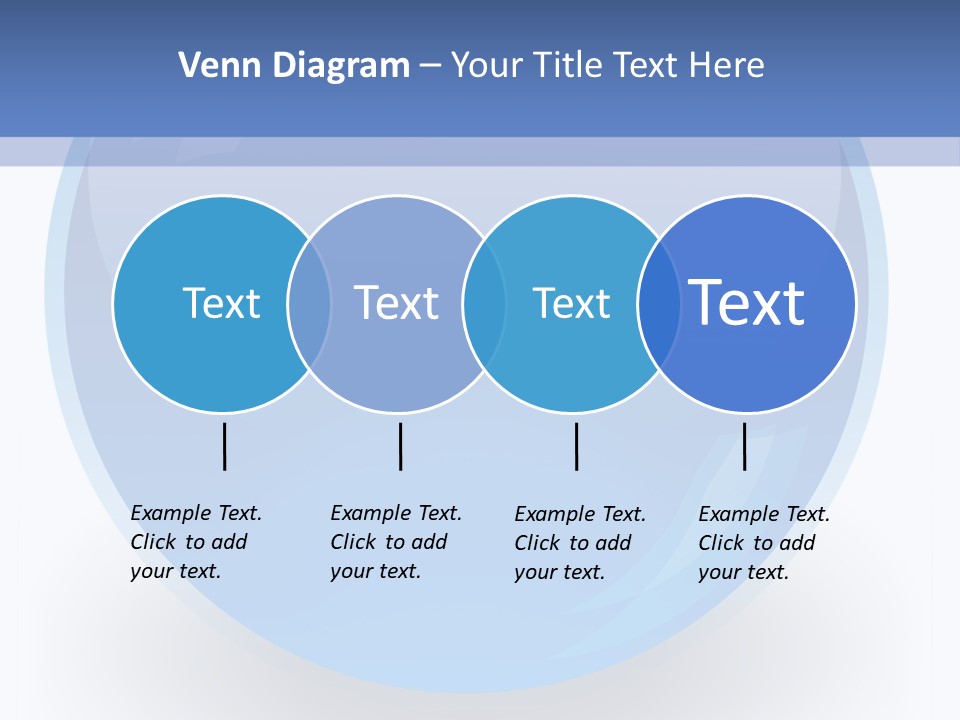Eye Blue Menu PowerPoint Template