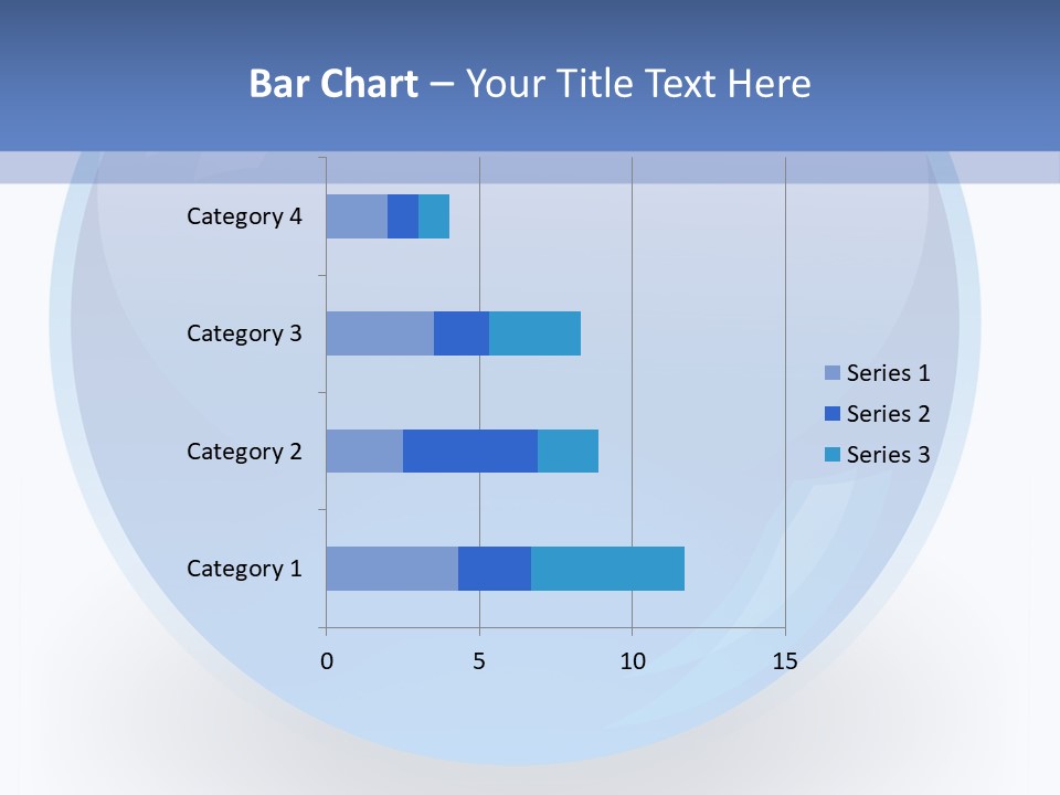 Eye Blue Menu PowerPoint Template