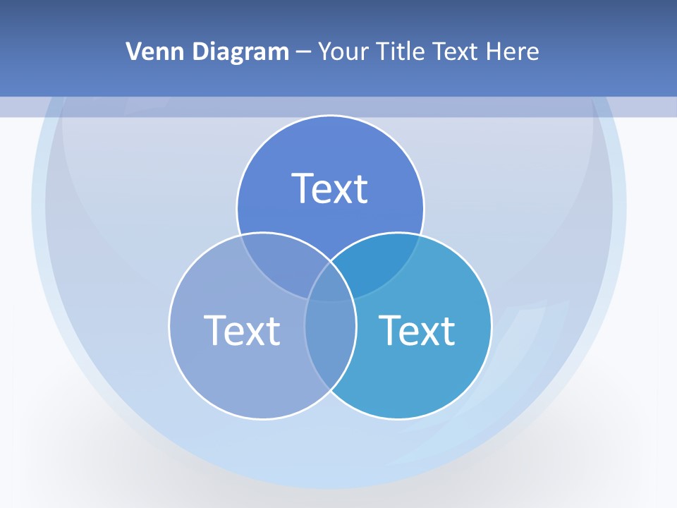 Eye Blue Menu PowerPoint Template