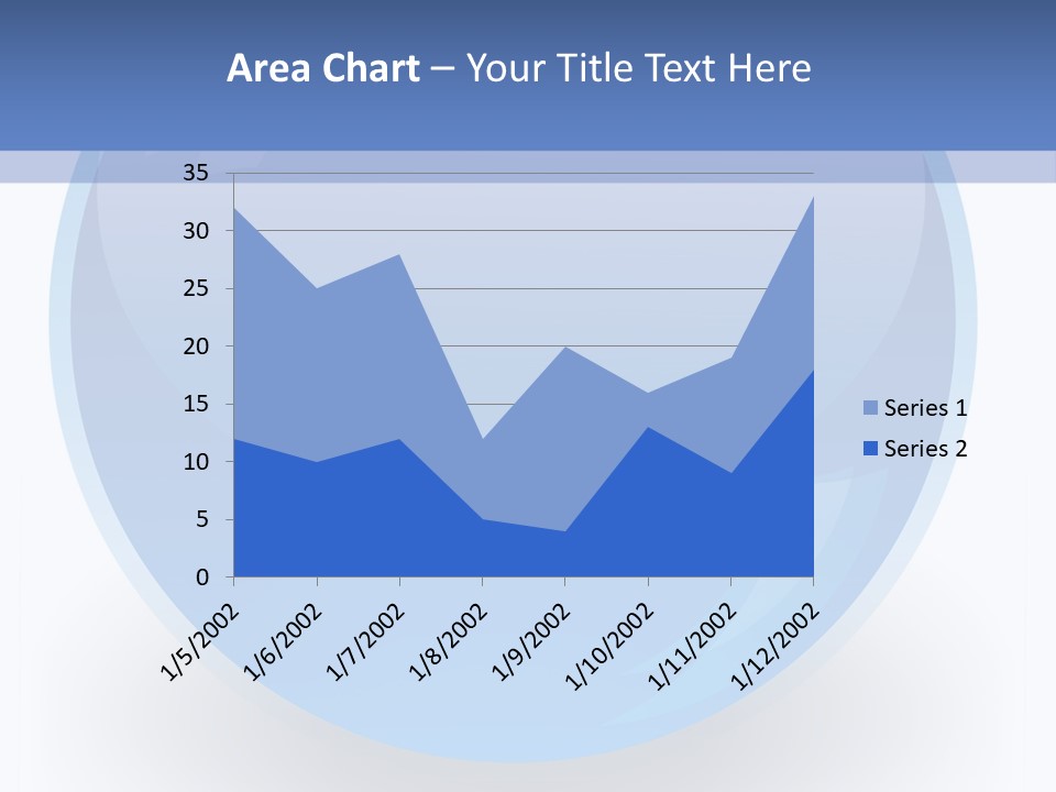 Eye Blue Menu PowerPoint Template