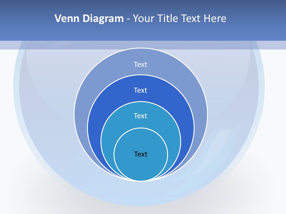 Eye Blue Menu PowerPoint Template
