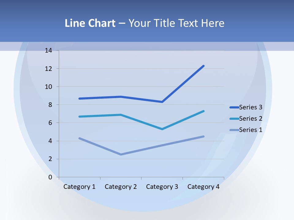 Eye Blue Menu PowerPoint Template