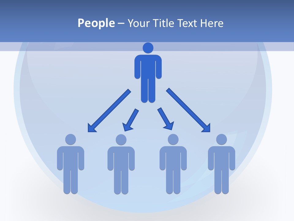 Eye Blue Menu PowerPoint Template