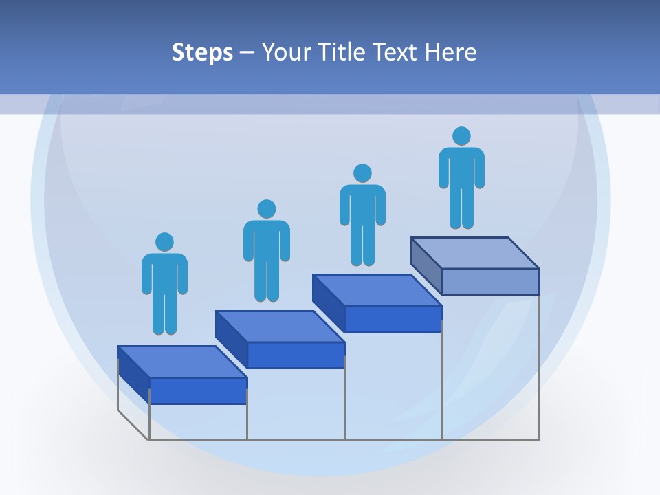 Eye Blue Menu PowerPoint Template