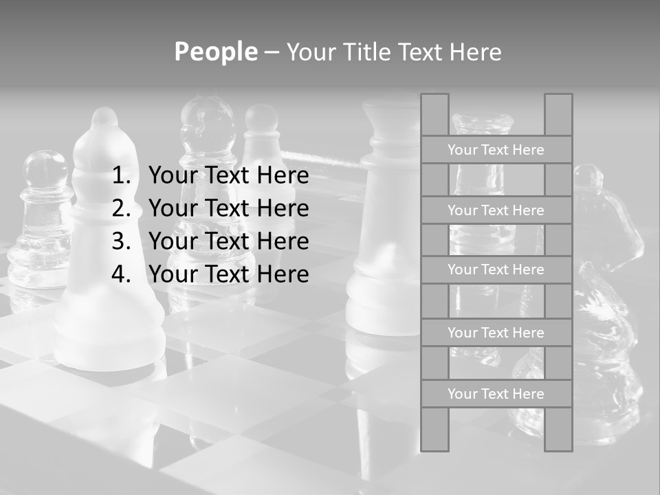 Win Dark White PowerPoint Template