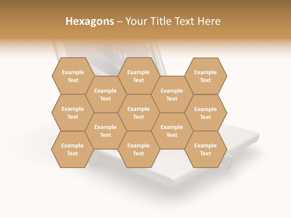 Secure Laptop White PowerPoint Template