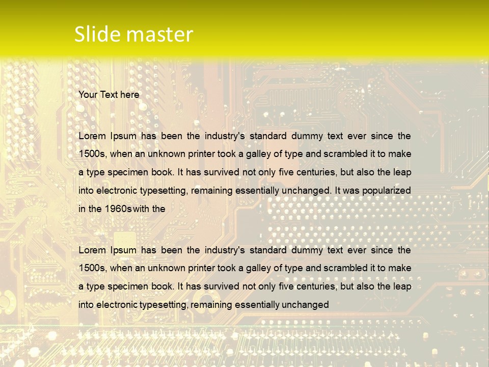 Bytes Diskdrive Vision PowerPoint Template