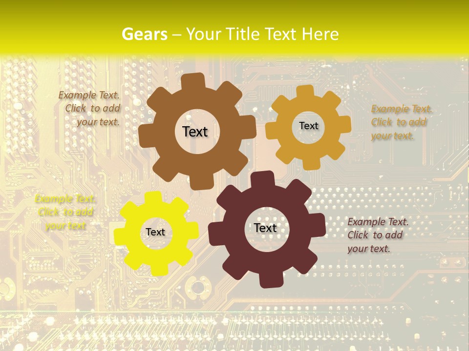 Bytes Diskdrive Vision PowerPoint Template