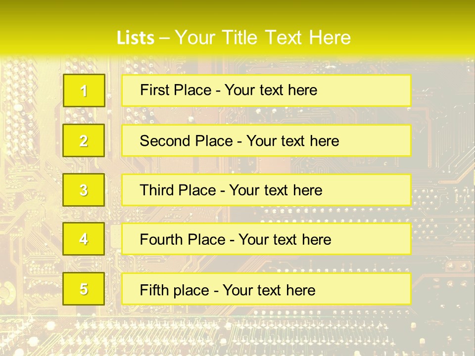 Bytes Diskdrive Vision PowerPoint Template