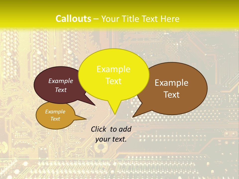 Bytes Diskdrive Vision PowerPoint Template