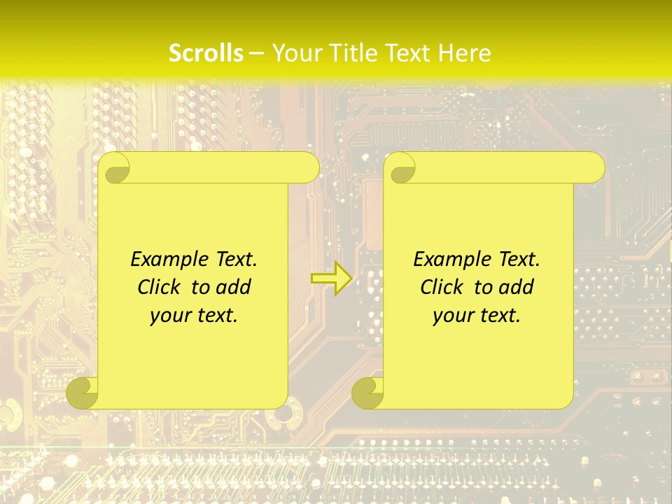 Bytes Diskdrive Vision PowerPoint Template