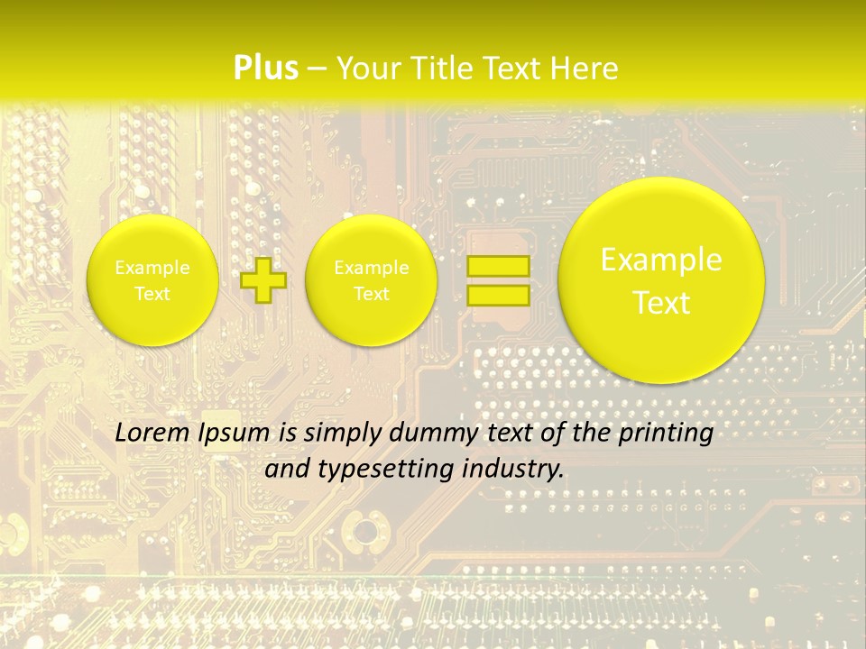 Bytes Diskdrive Vision PowerPoint Template