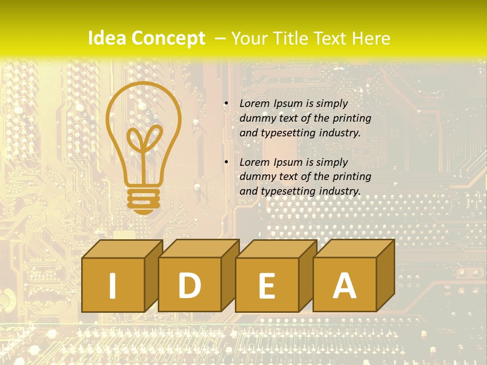 Bytes Diskdrive Vision PowerPoint Template