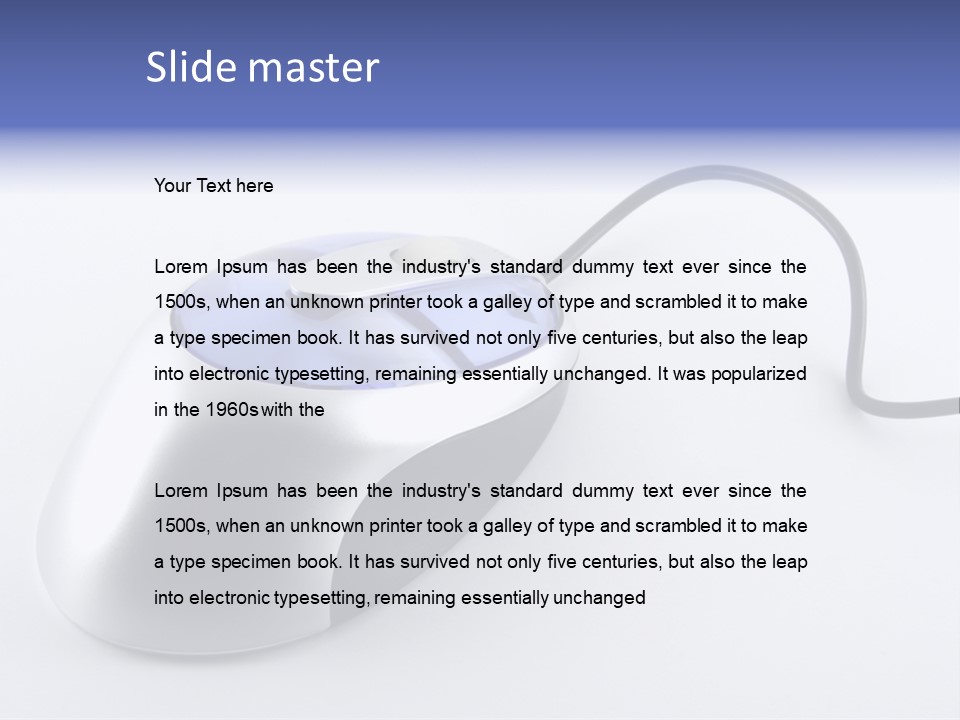 Parallel Compact Blue PowerPoint Template