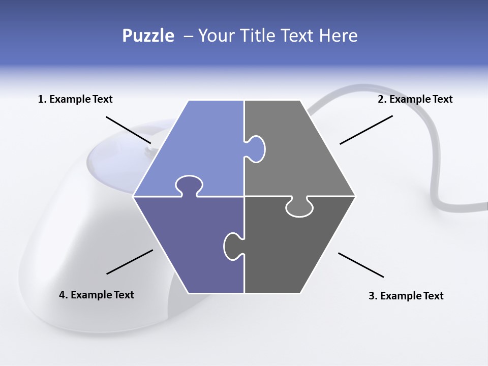Parallel Compact Blue PowerPoint Template