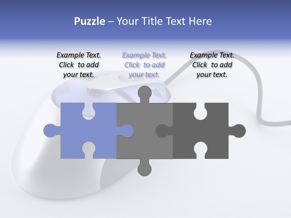 Parallel Compact Blue PowerPoint Template