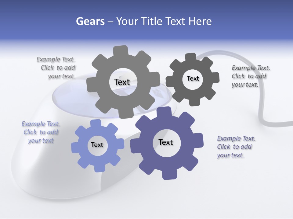 Parallel Compact Blue PowerPoint Template