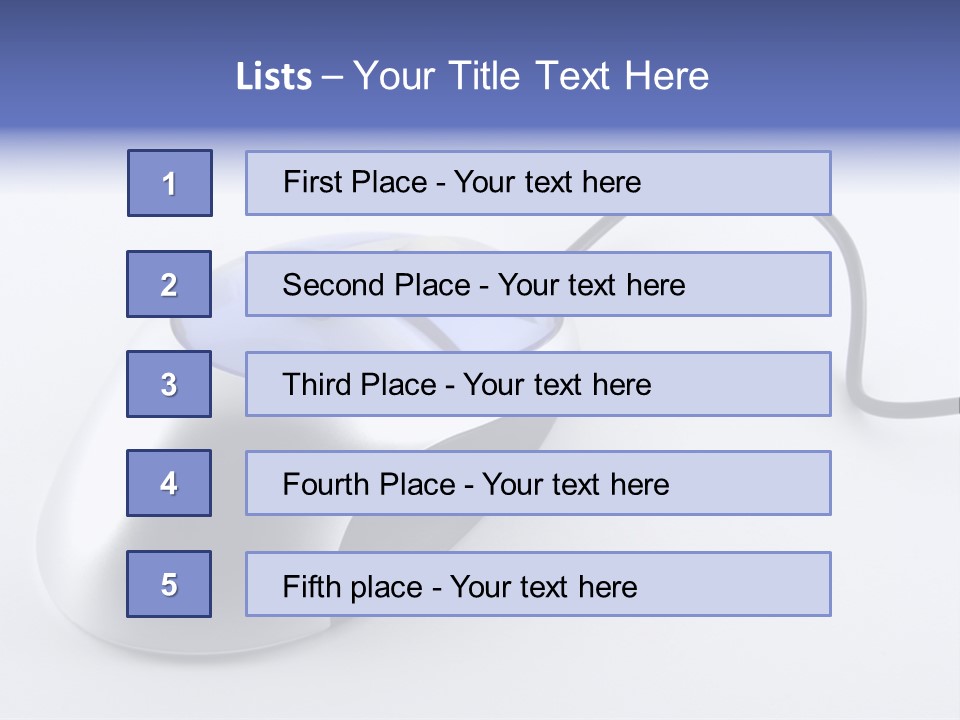 Parallel Compact Blue PowerPoint Template