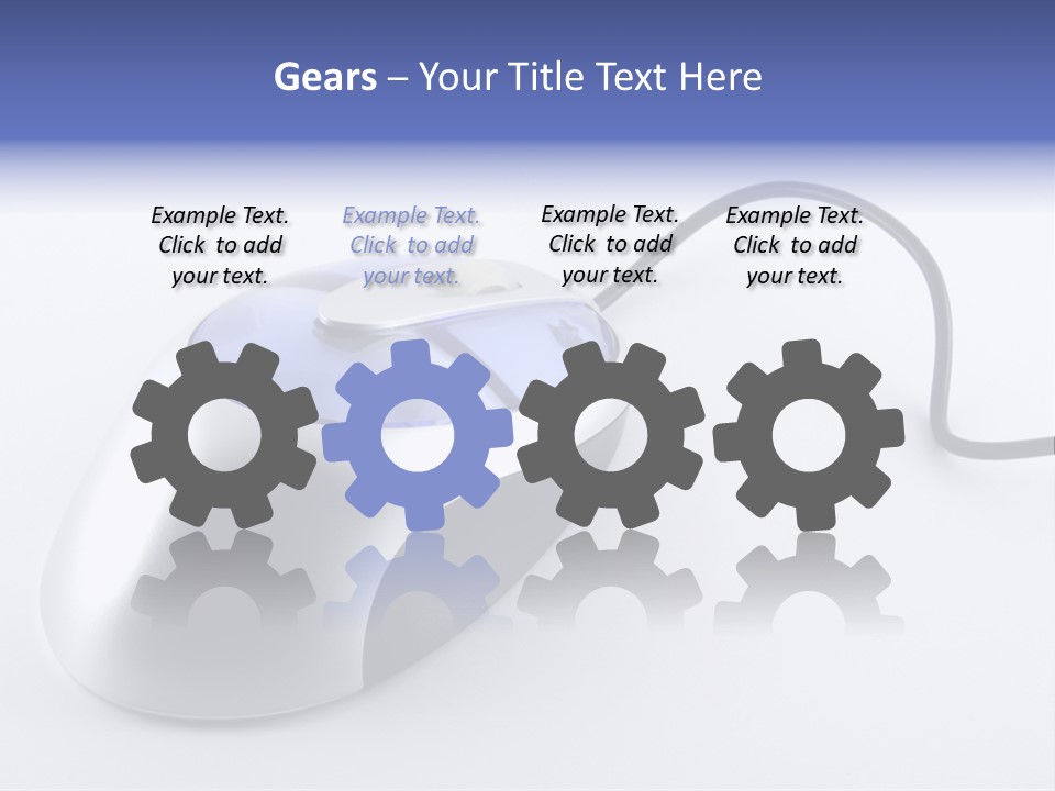 Parallel Compact Blue PowerPoint Template