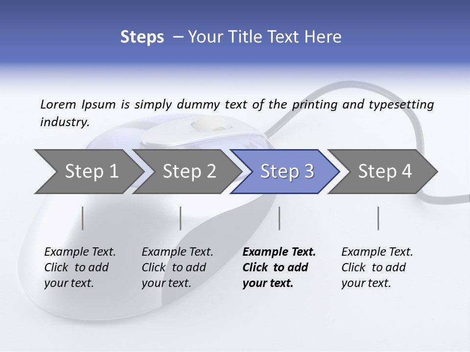 Parallel Compact Blue PowerPoint Template
