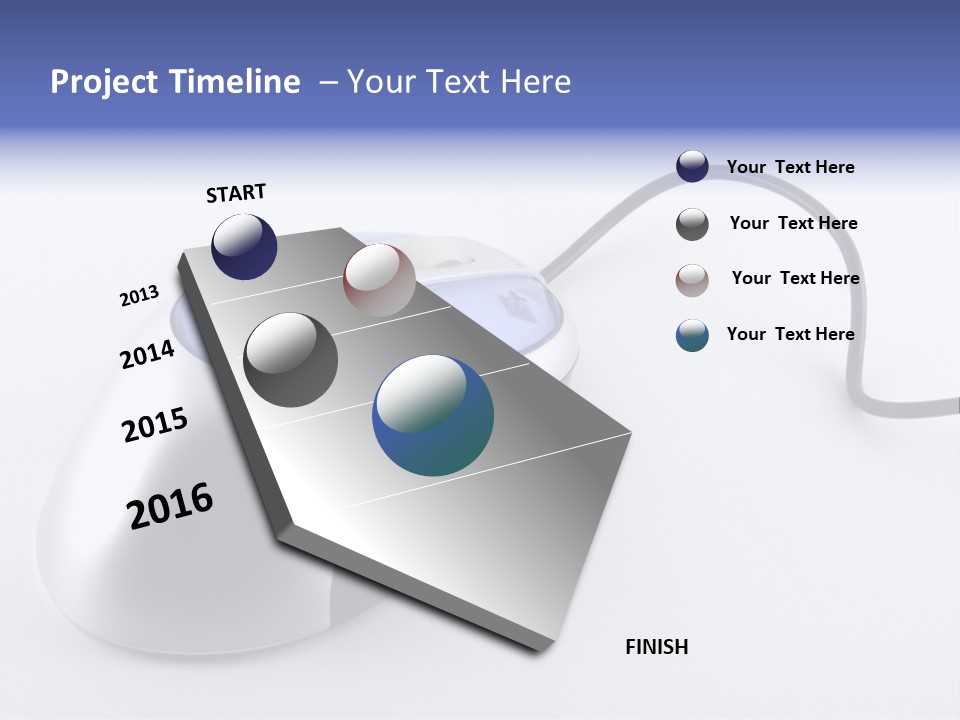 Parallel Compact Blue PowerPoint Template