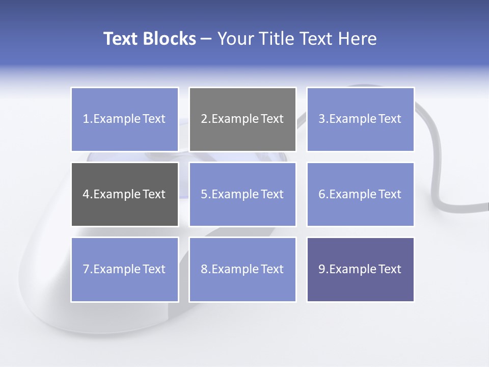 Parallel Compact Blue PowerPoint Template