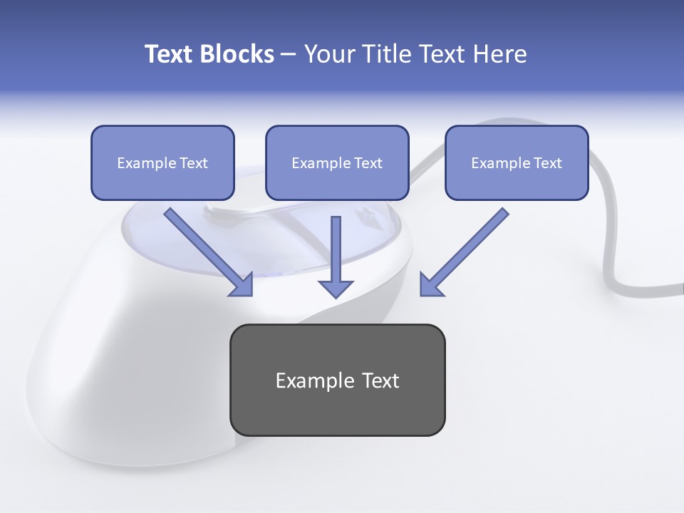 Parallel Compact Blue PowerPoint Template