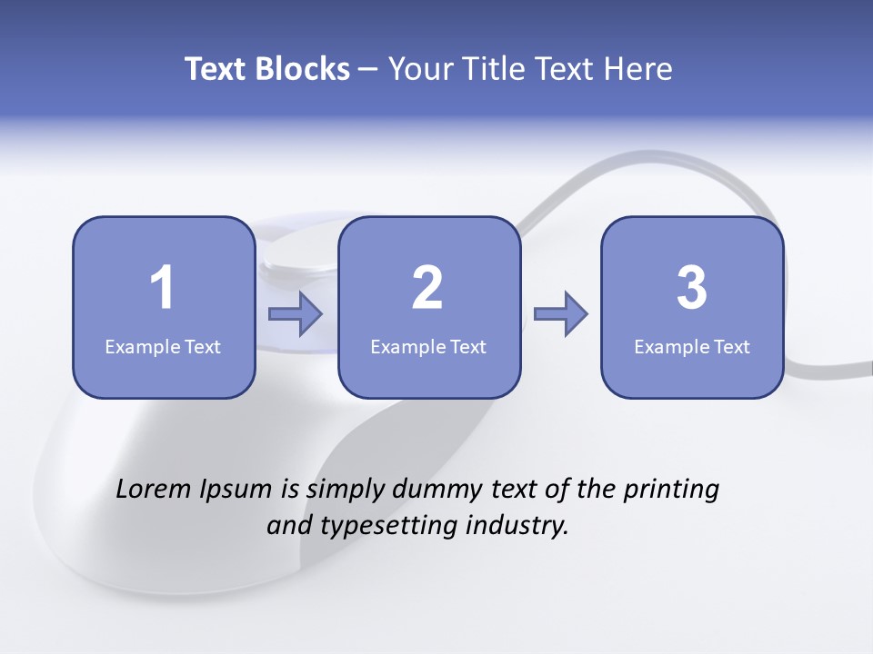 Parallel Compact Blue PowerPoint Template