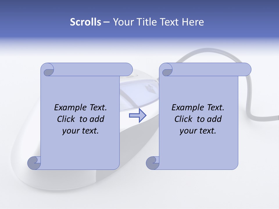 Parallel Compact Blue PowerPoint Template