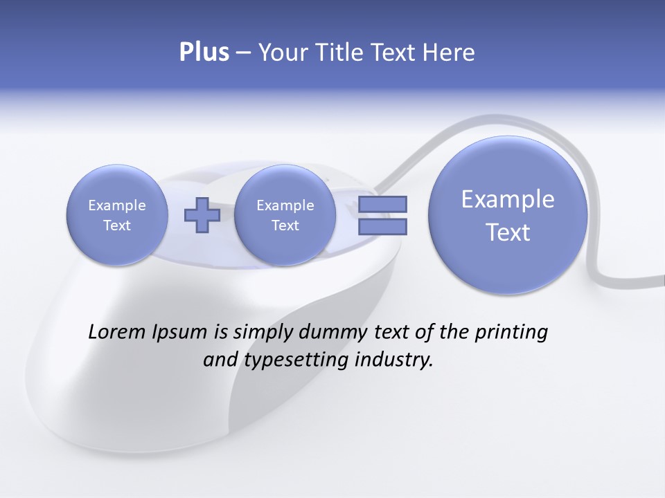 Parallel Compact Blue PowerPoint Template