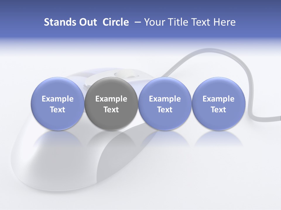Parallel Compact Blue PowerPoint Template