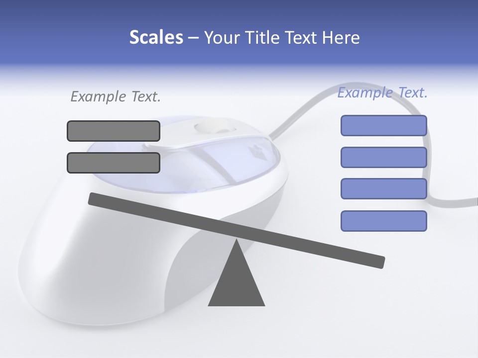 Parallel Compact Blue PowerPoint Template