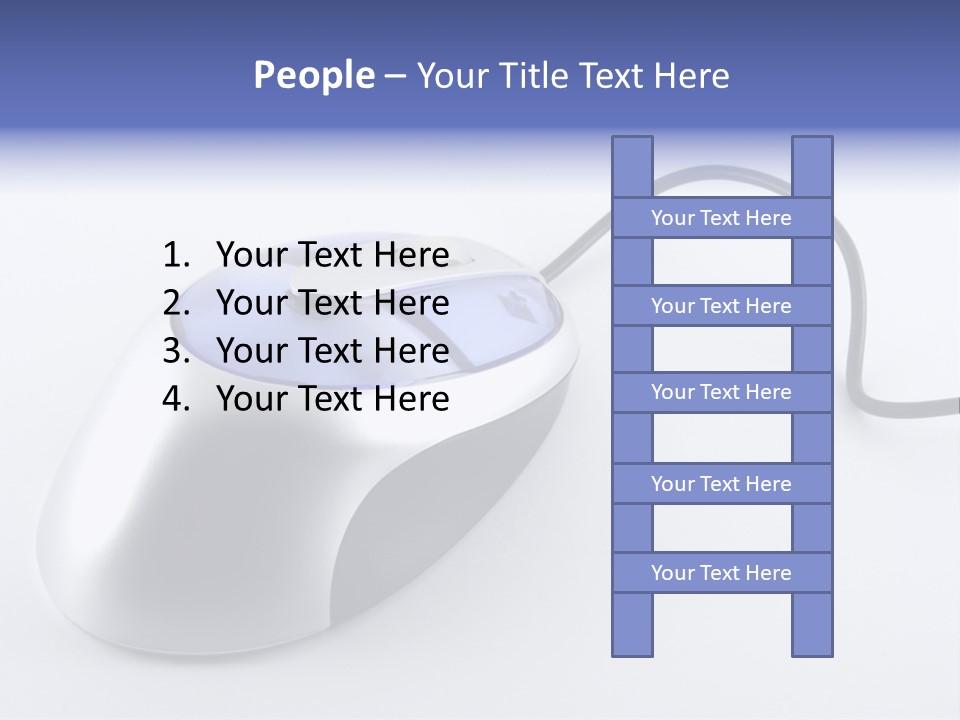 Parallel Compact Blue PowerPoint Template